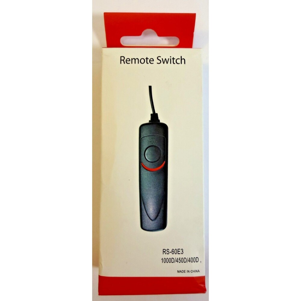 CANON RS-60E3 Camera Remote For EOS 100D, EOS 300D, EOS 350D, EOS 400D, EOS 500D